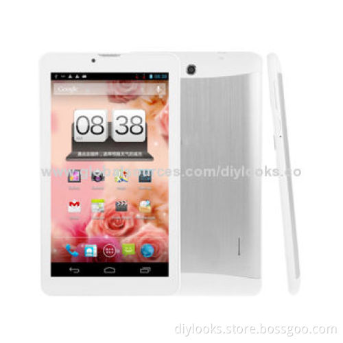 Soulycin3 S8 Silver, 7.0-inch 3G Voice Function Android 4.1 Tablet PC, Dual SIM, 512MB RAM, 4GB ROM